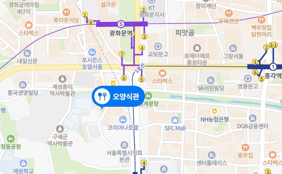오양식관-위치