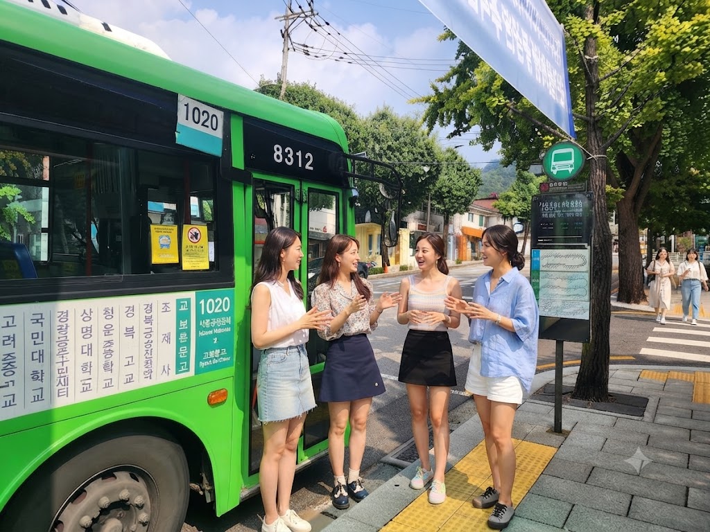 종로구 부암동에 놀러 나온 사람들