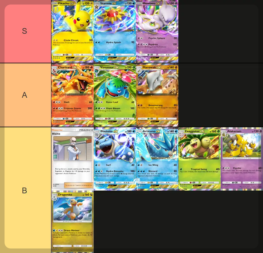 포켓몬 카드게임 티어