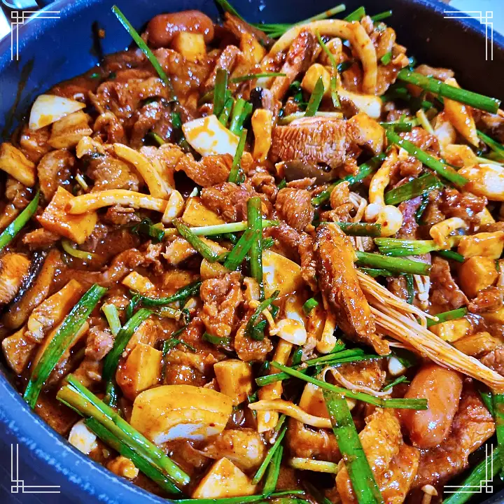 오리백숙 한 상 가마솥 추어탕 오리 불고기 포항 맛집