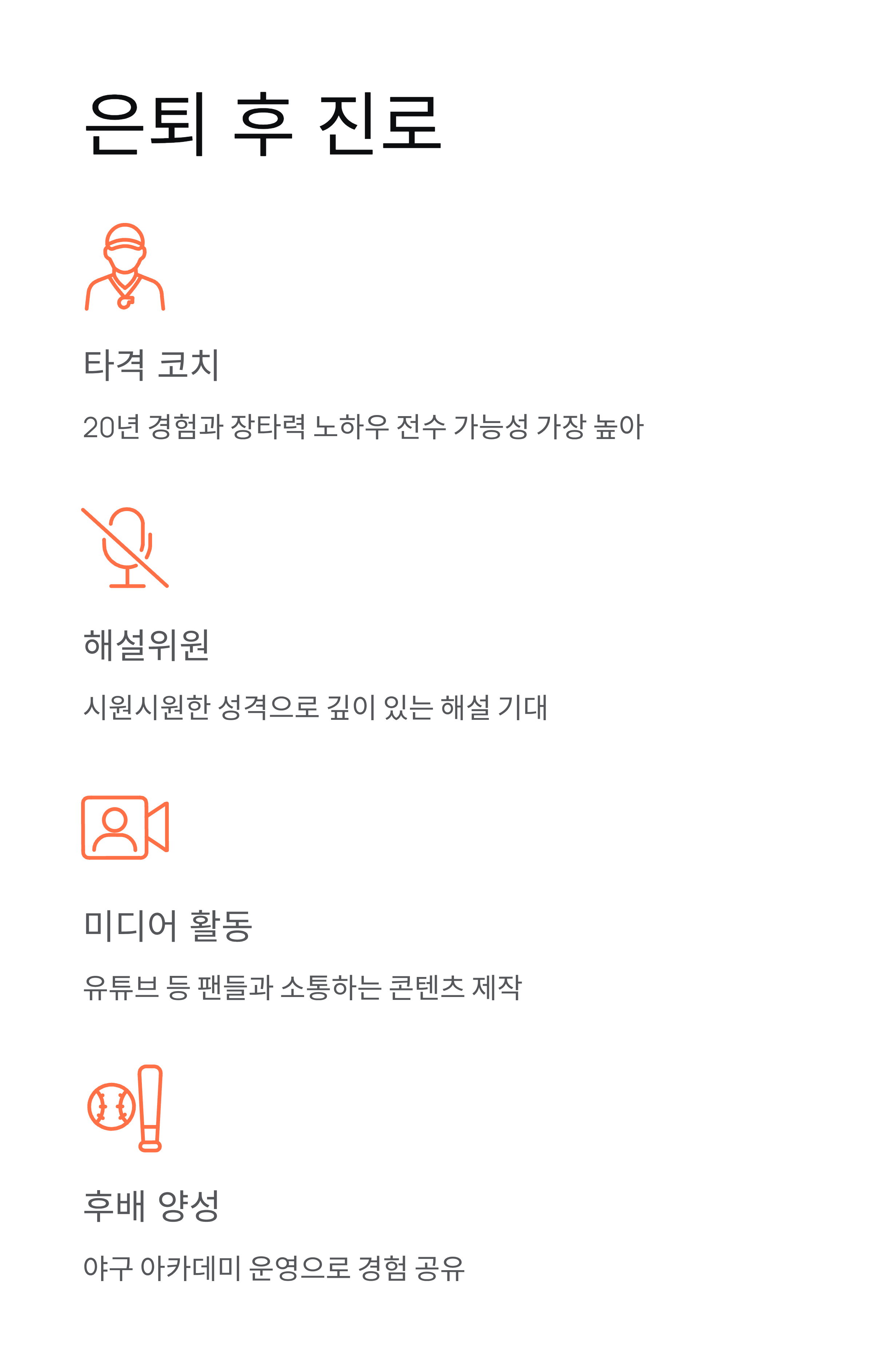 박병호 은퇴 및 이후활동 총정리! 418홈런 거포의 20년 야구 인생