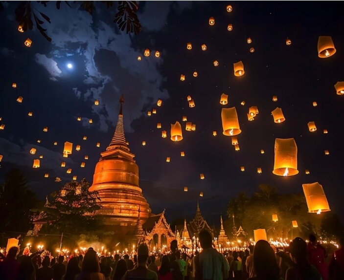 치앙마이 등불축제 항공권 여행