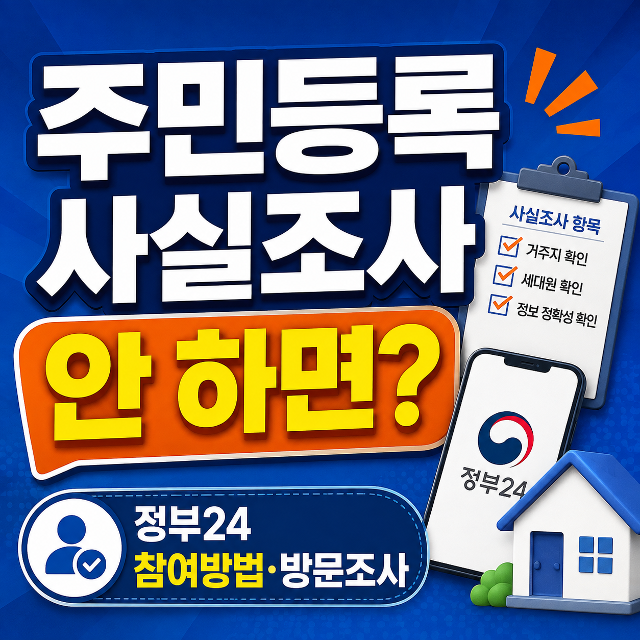 주민등록 사실조사