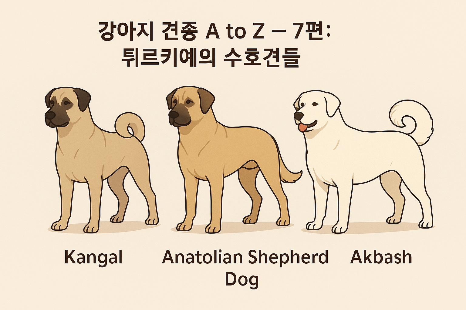 튀르키예의 수호견 이미지