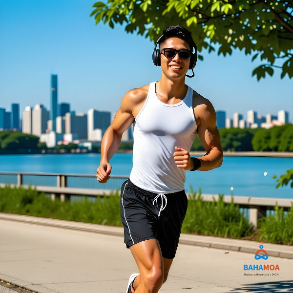 즐겁게-런닝을-하고-있는-남성