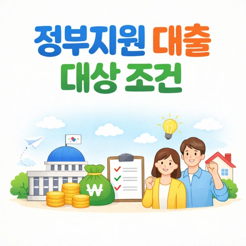 정부지원 대출 대상 조건 썸네일