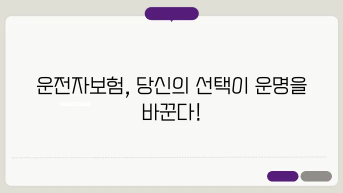 운전자보험 따라볼까요?