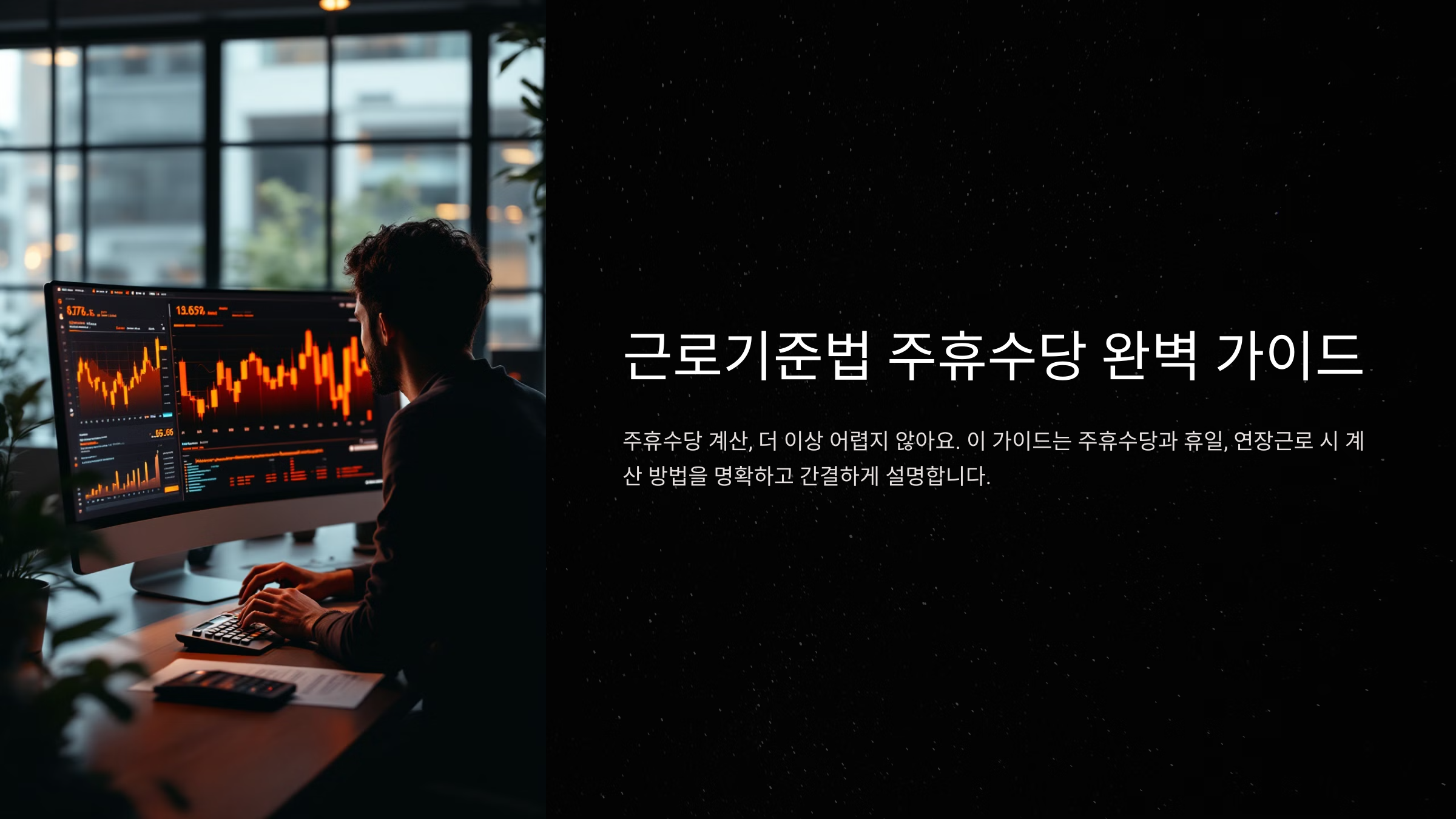 근로기준법 주휴수당 휴일과 연장근로 시 계산 방법