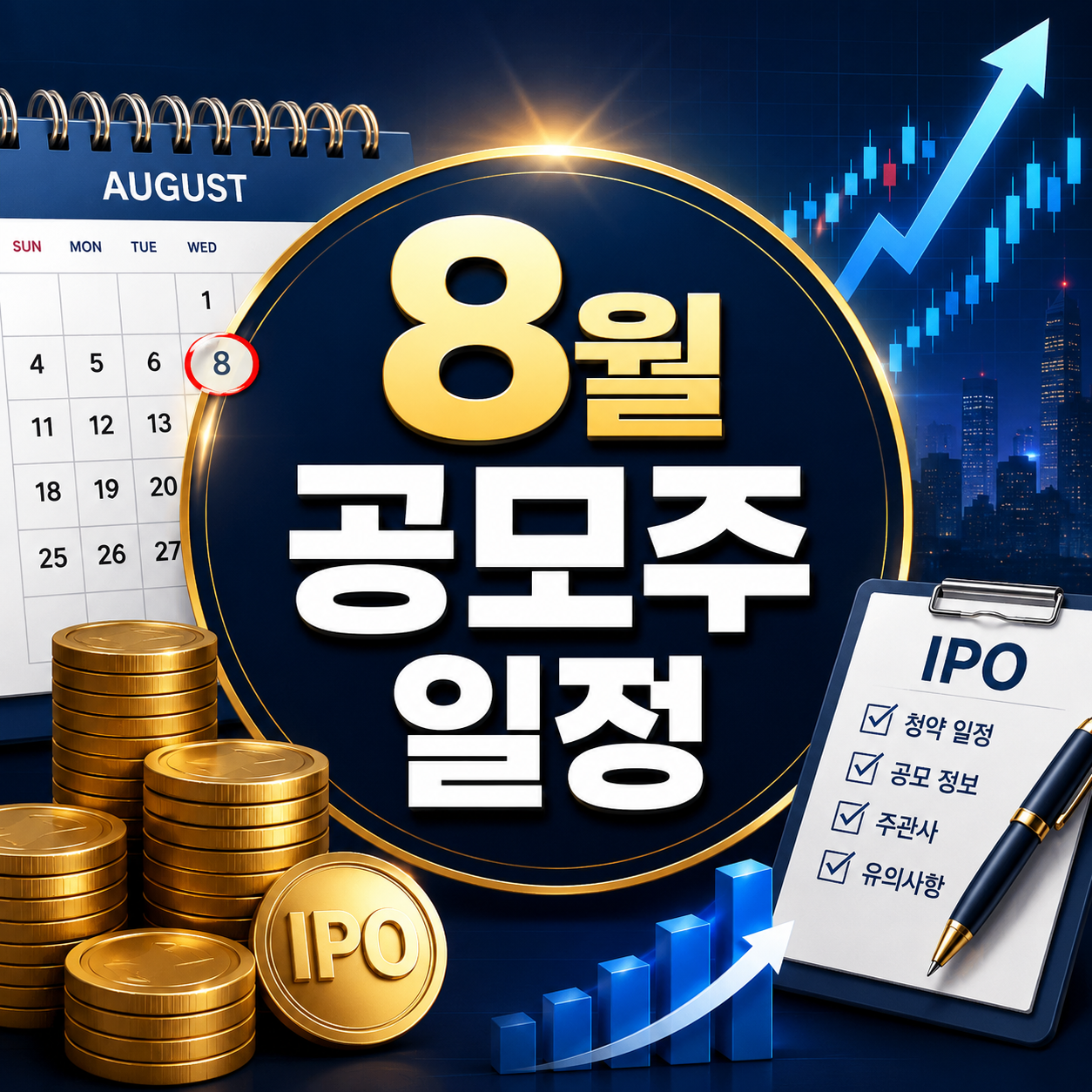 8월 공모주 청약일정
