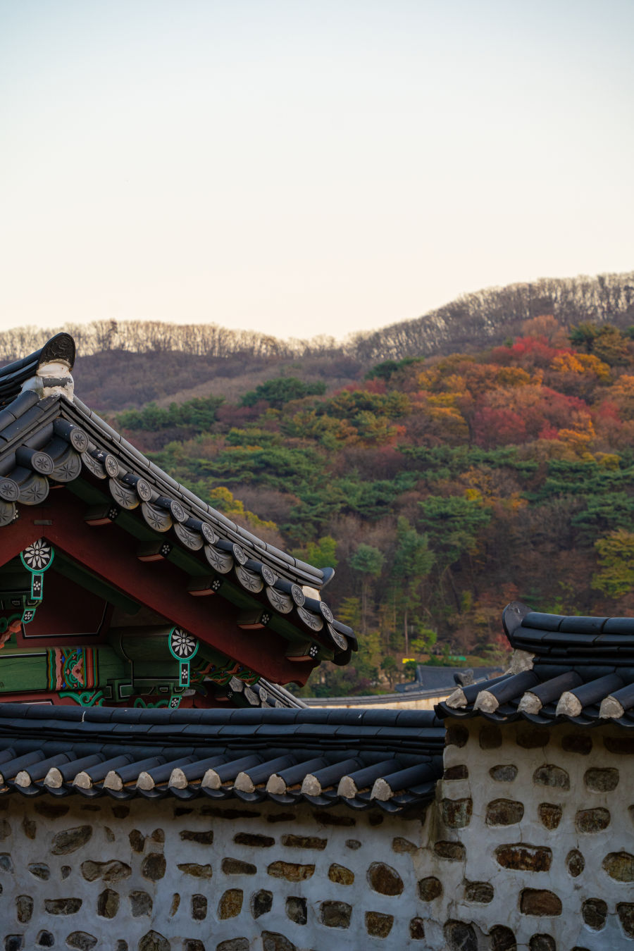 남한 산성 일몰