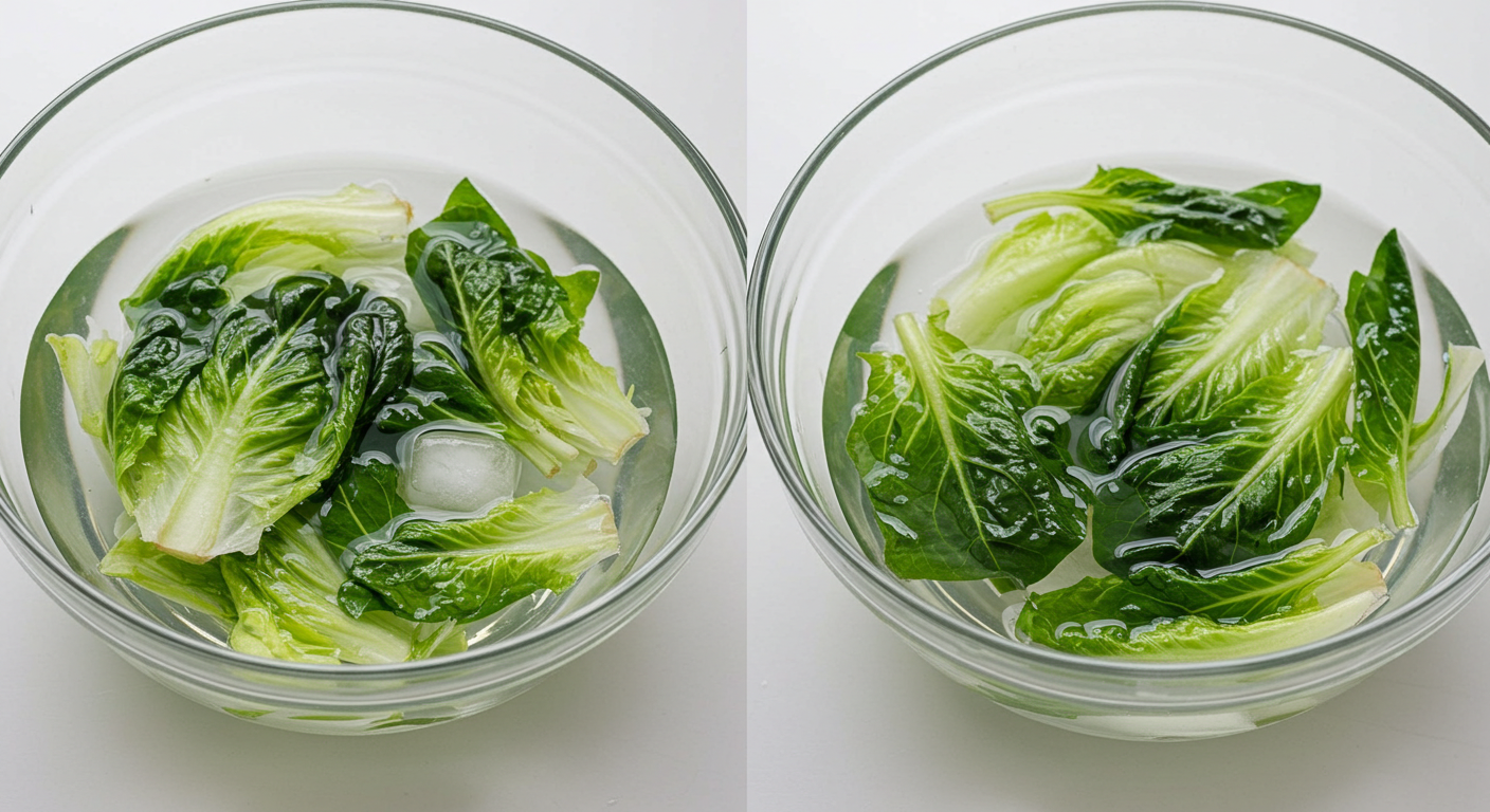 얼음물에 담그면 더욱 빠르게 효과