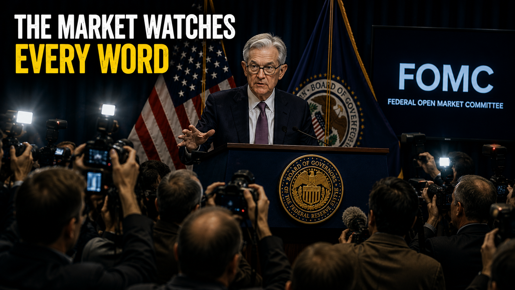 Federal Reserve press conference closely watched by investors and financial markets