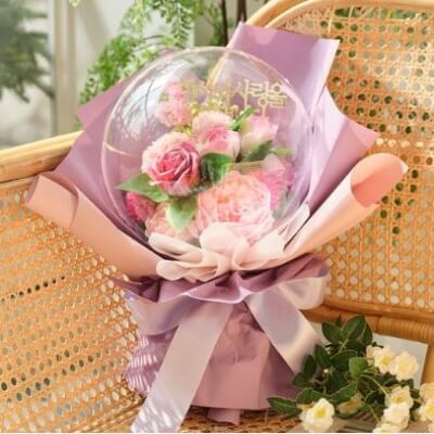 카네이션 꽃풍선