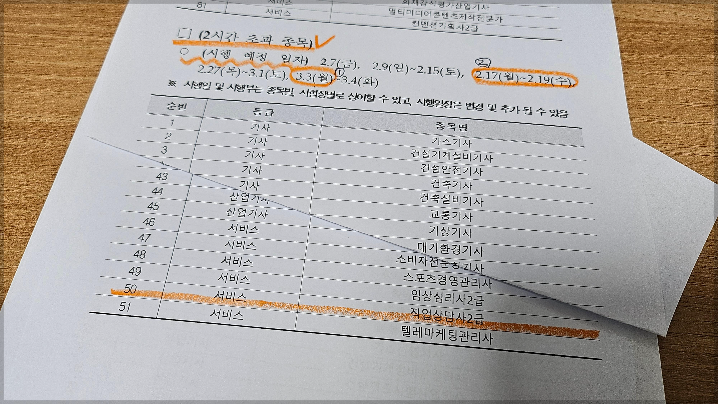직업상담사2급 시험 시행예정일자