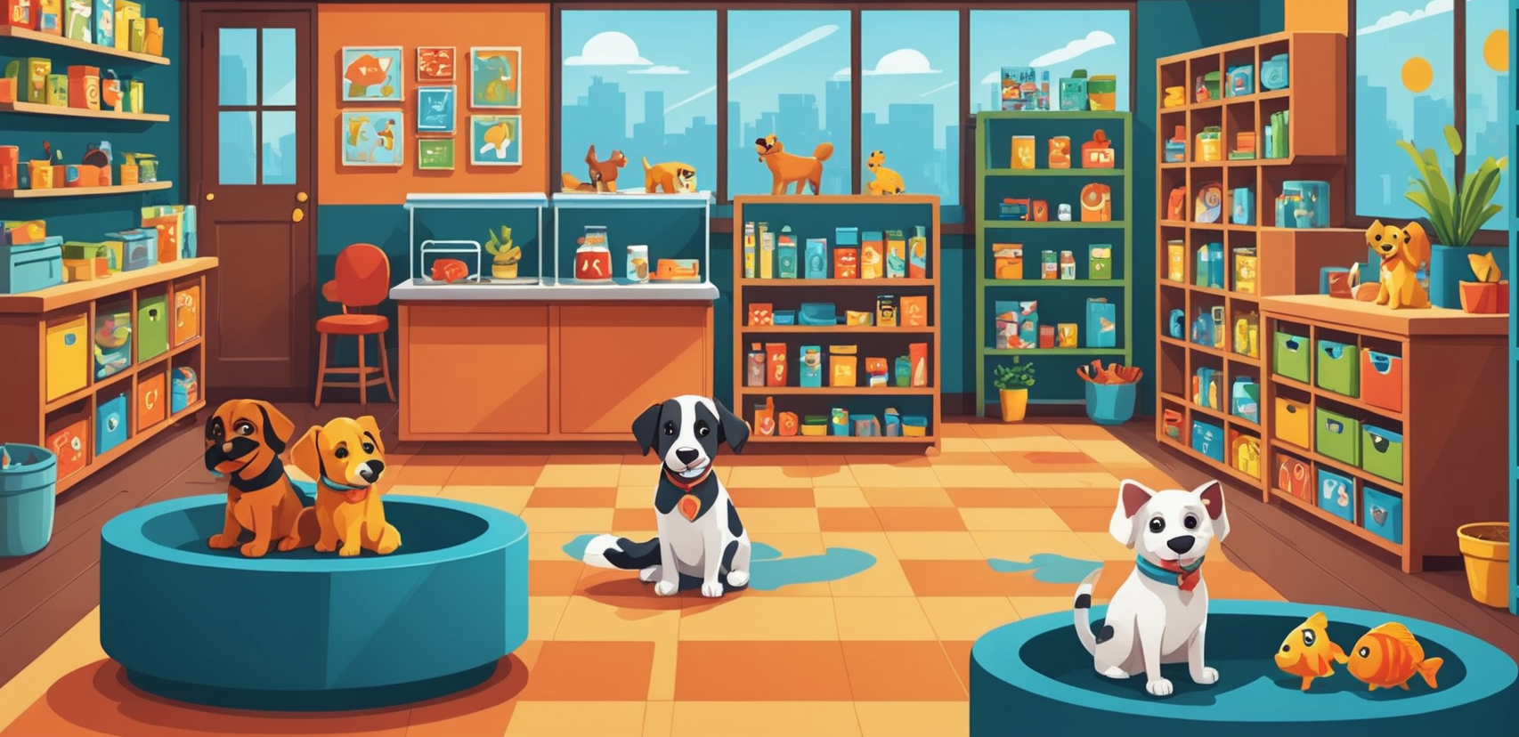 다양한 반려동물 사진