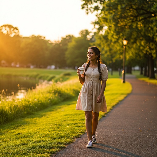 식 후 가벼운 산책