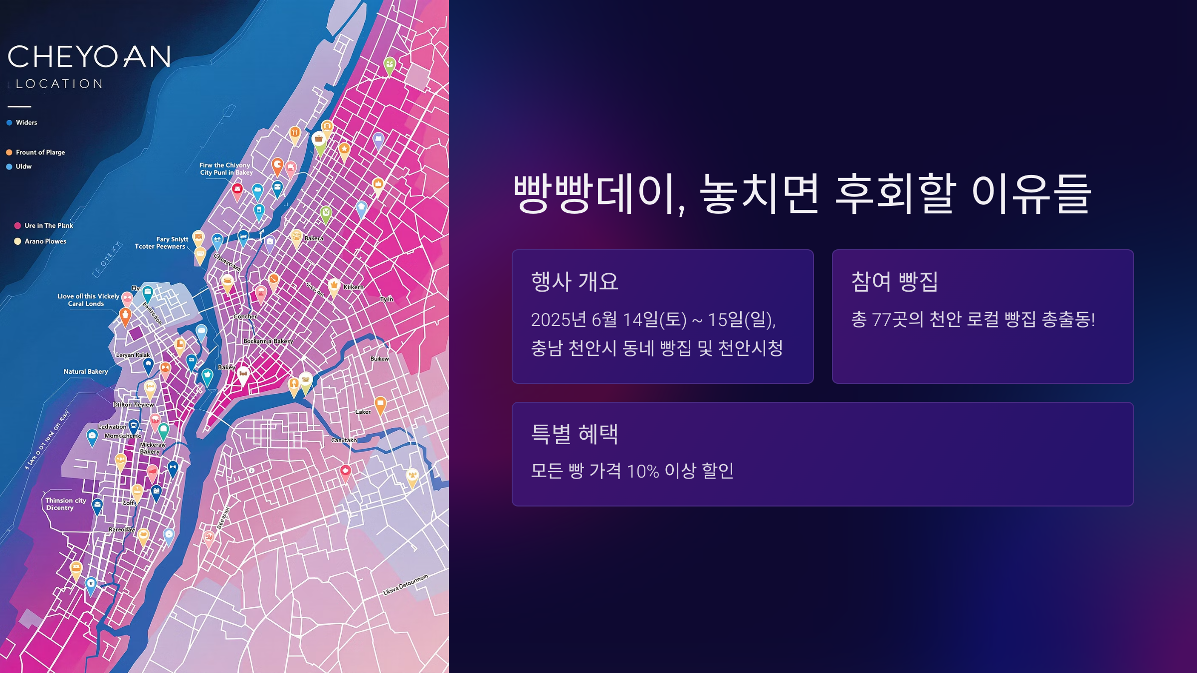 천안 빵지순례 빵빵데이 총정리