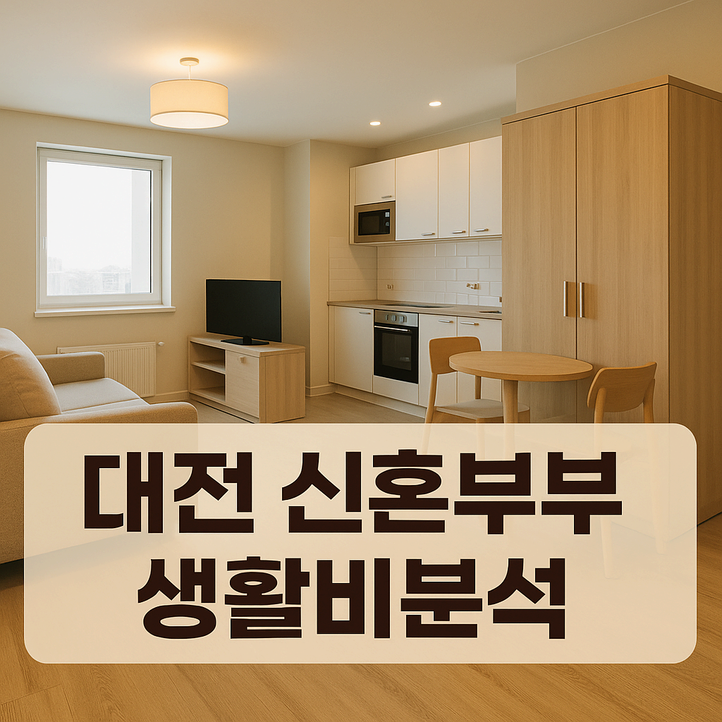 대전 신혼부부의 월별 가계 지출 분석 (전세 기준)