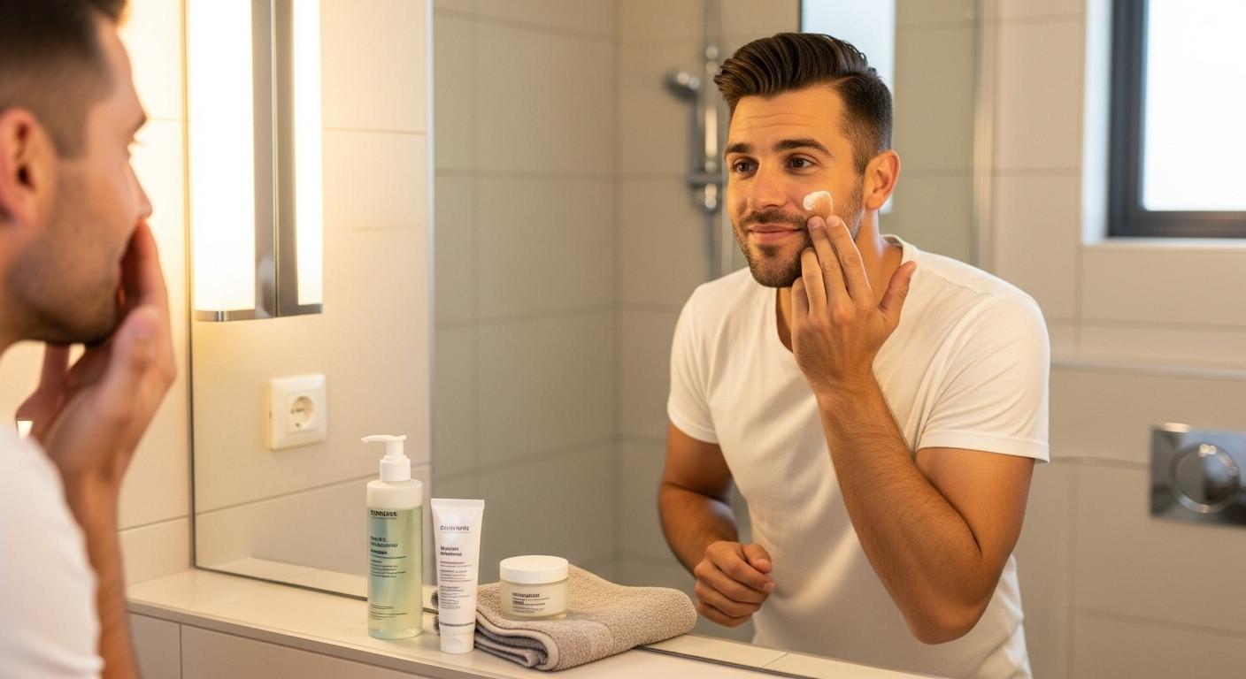 남자 기초화장품 단계