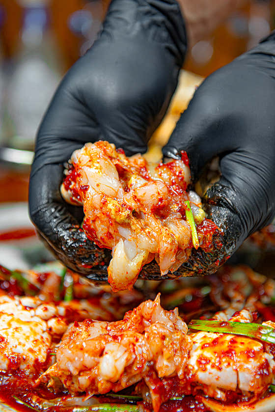 매일아침 게국지 간장게장