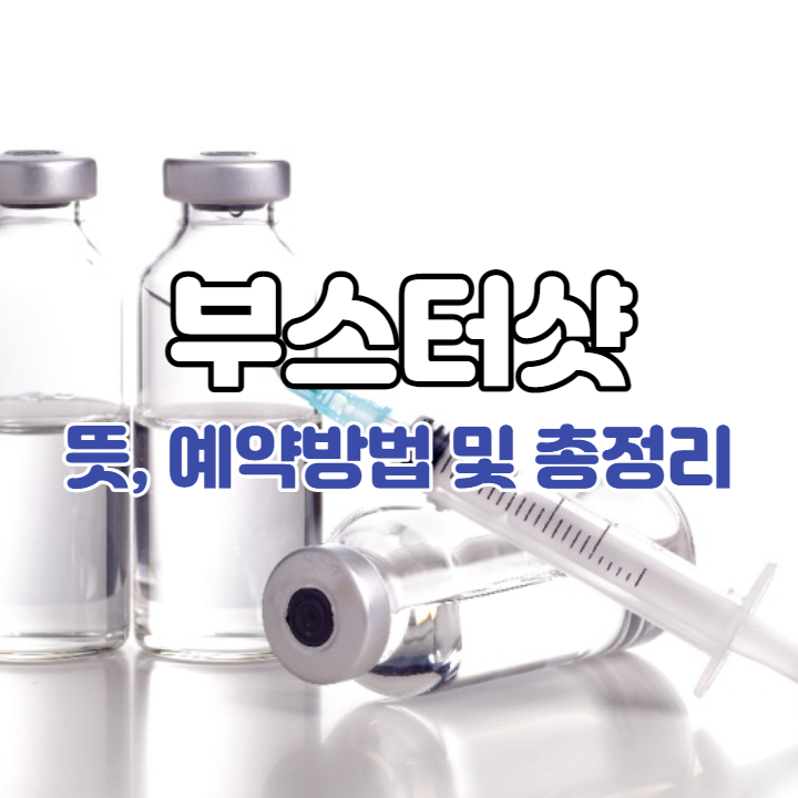 부스터샷-뜻