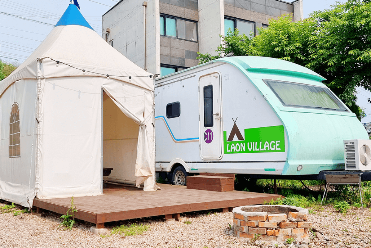 탄도항 노을캠핑장 카라반