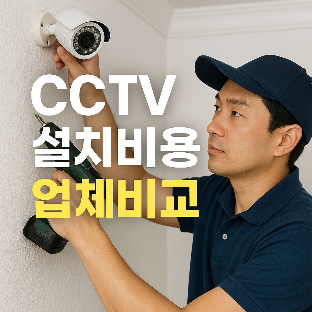 CCTV 설치비용, 2025년 업체별 비교와 합리적 선택법 관련 사진