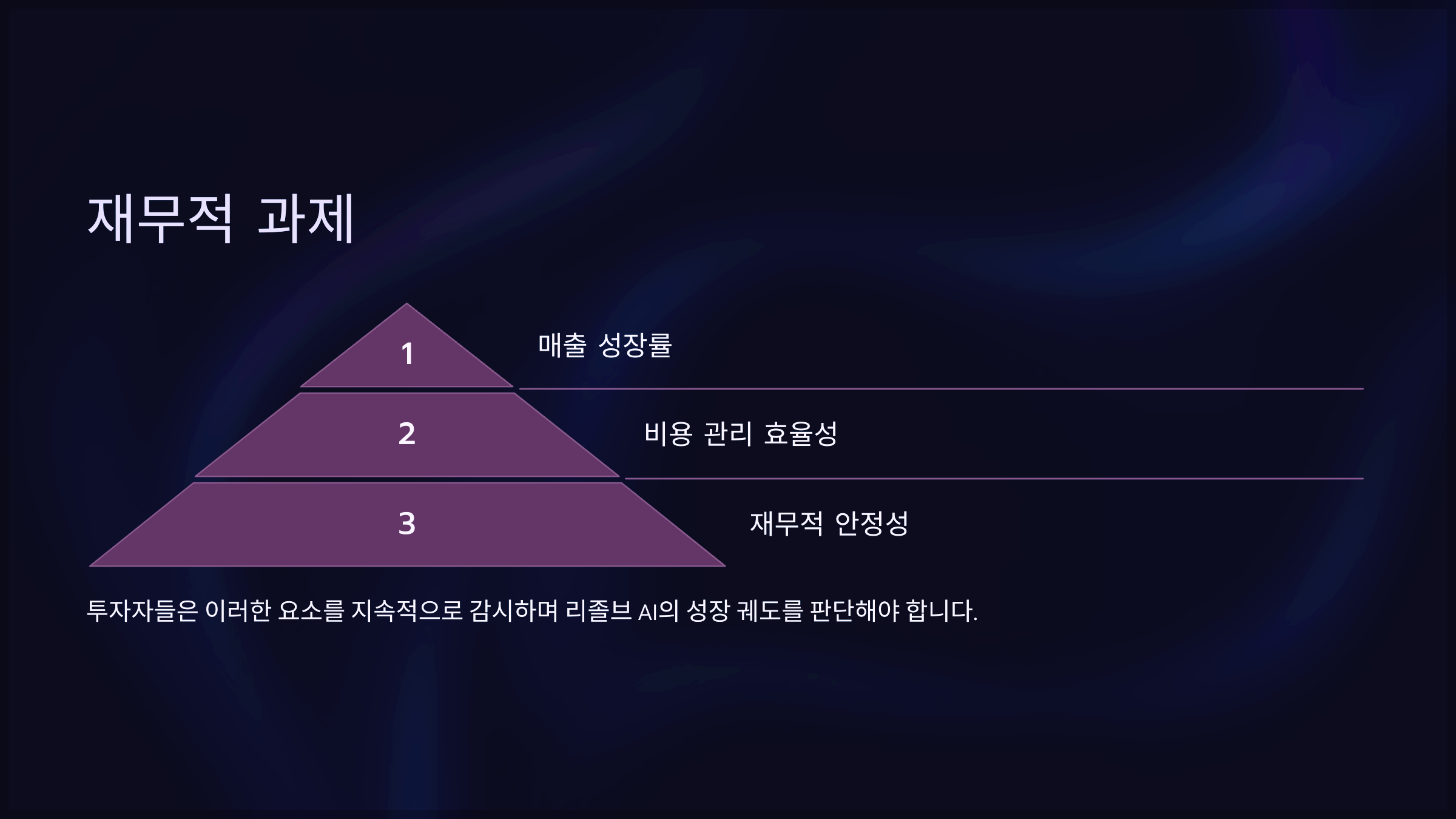 재무적 과제