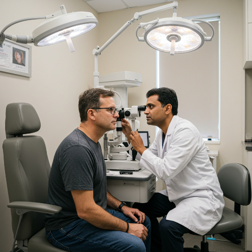 노안수술 전에 의사와 충분히 상의해야 합니다.