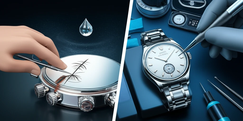 쿼츠 시계 배터리 수명 확인과 EOL..