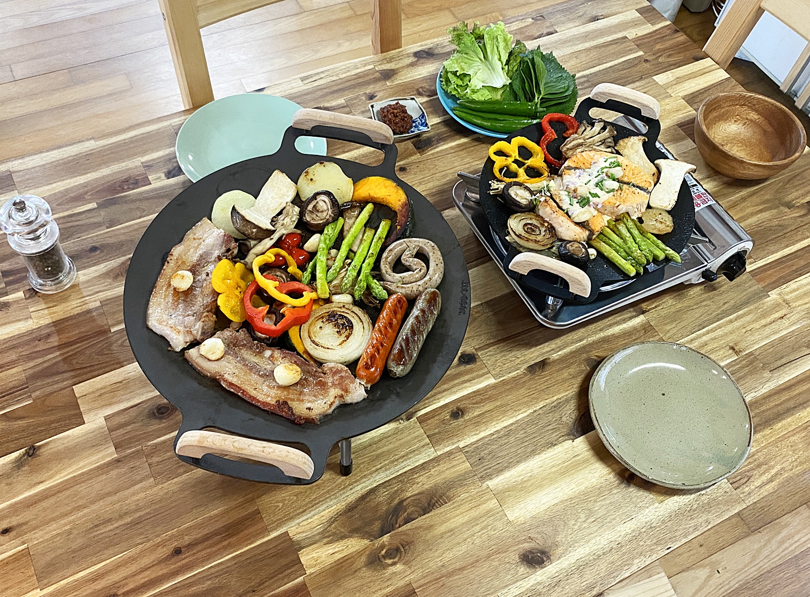 그리들 테이블로 옮겨놓기