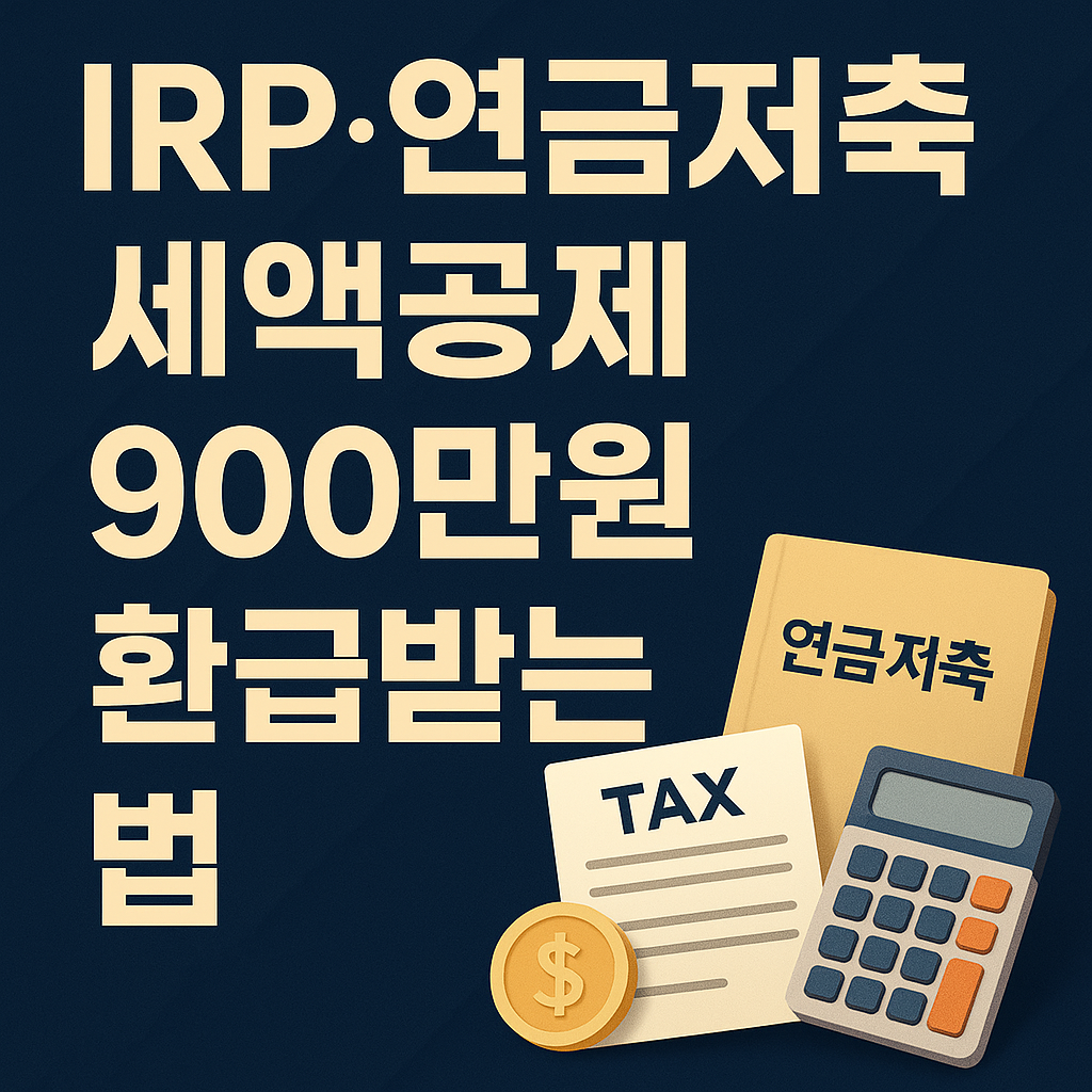 IRP&middot;연금저축 세액공제 900만원 완벽 활용법 &mdash; 2025 연말정산 절세 가이드