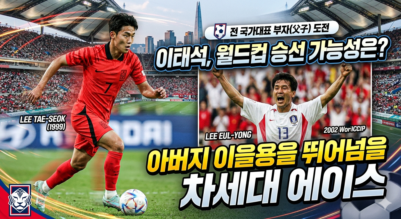이태석 월드컵 승선 가능성은? 아버지 이을용을 뛰어넘을 한국 축구의 차세대 에이스 관련사진