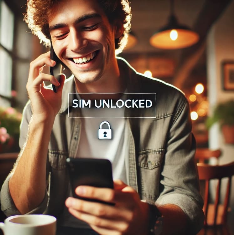 SIM-락-해제하여-안도해하는-모습