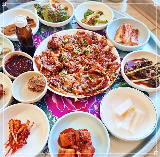 생생정보 전남 장성 돼지 주물럭 맛집