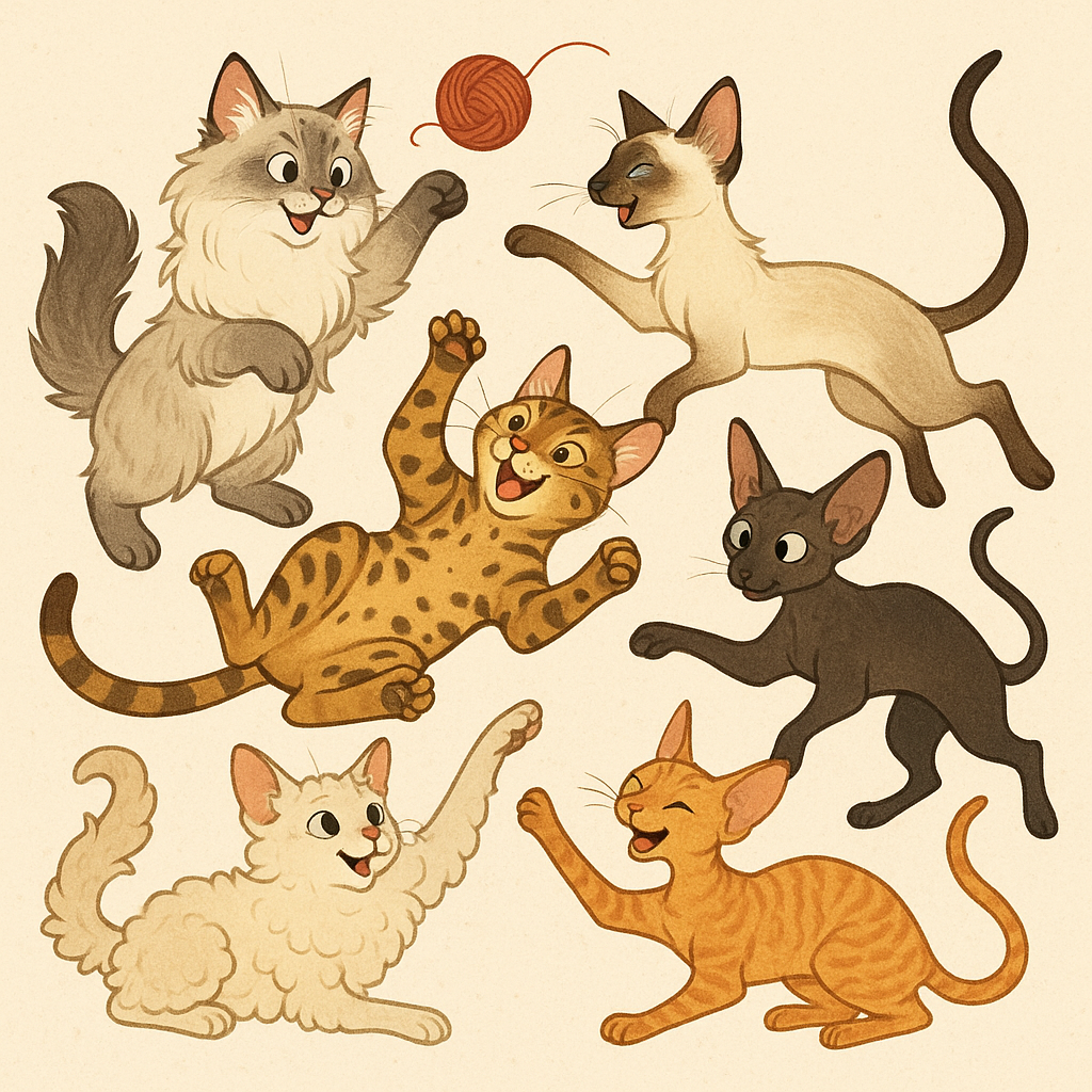 알레르기가 적은 고양이 종류 사진