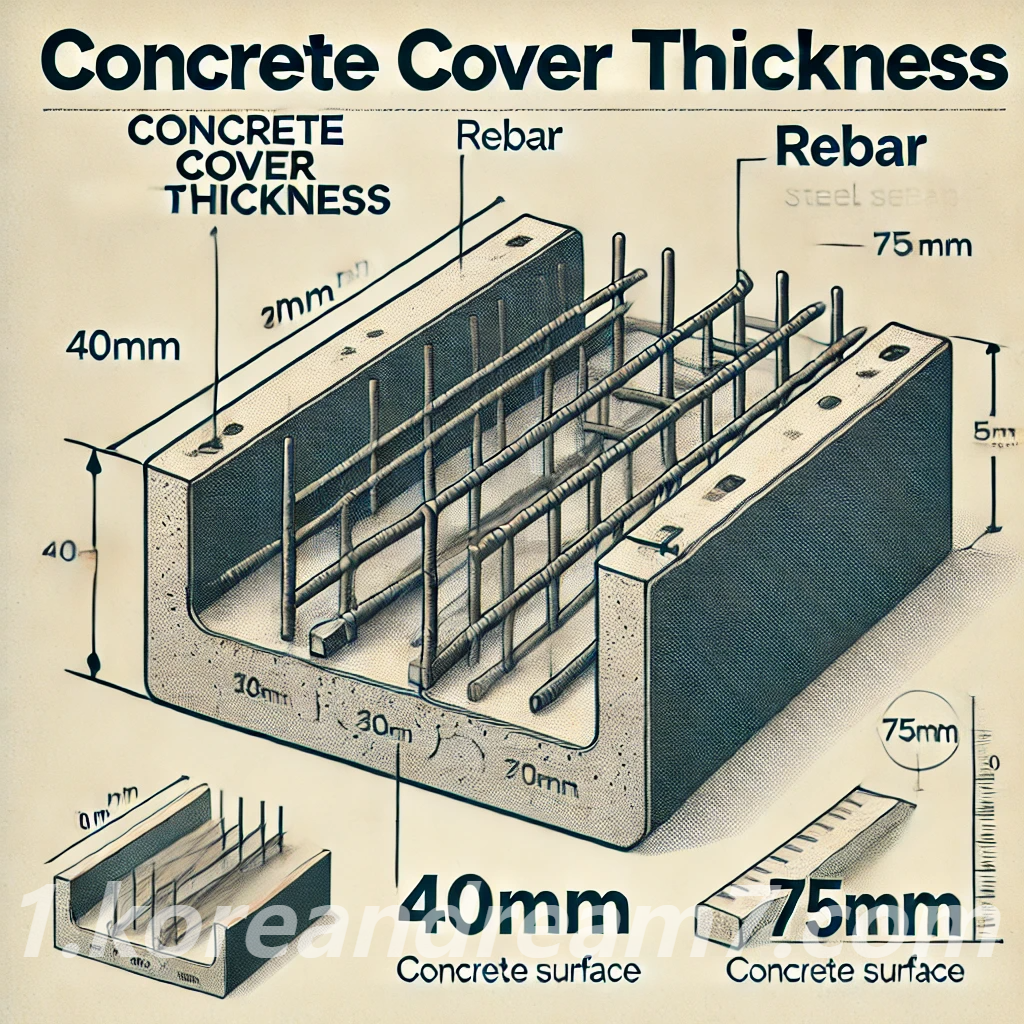 건축기사 해설 콘크리트 피복두께란