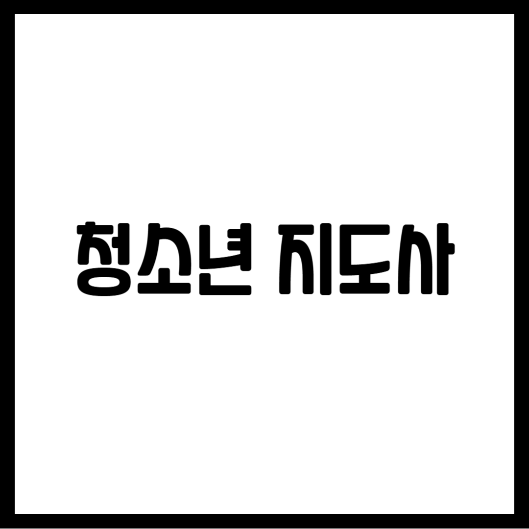 청소년 지도사