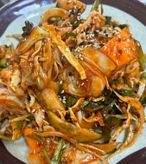 백합무침