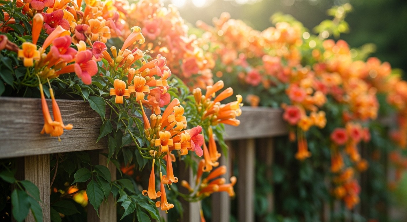 능소화 꽃말로 쓰는 감성 캘리그라피 글귀 모음(50개) - 기다림의 끝에서 피어난 말들