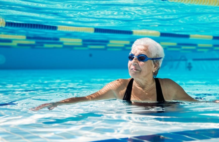 나이가 들수록 시작해야 하는 수영 7가지 건강 이점