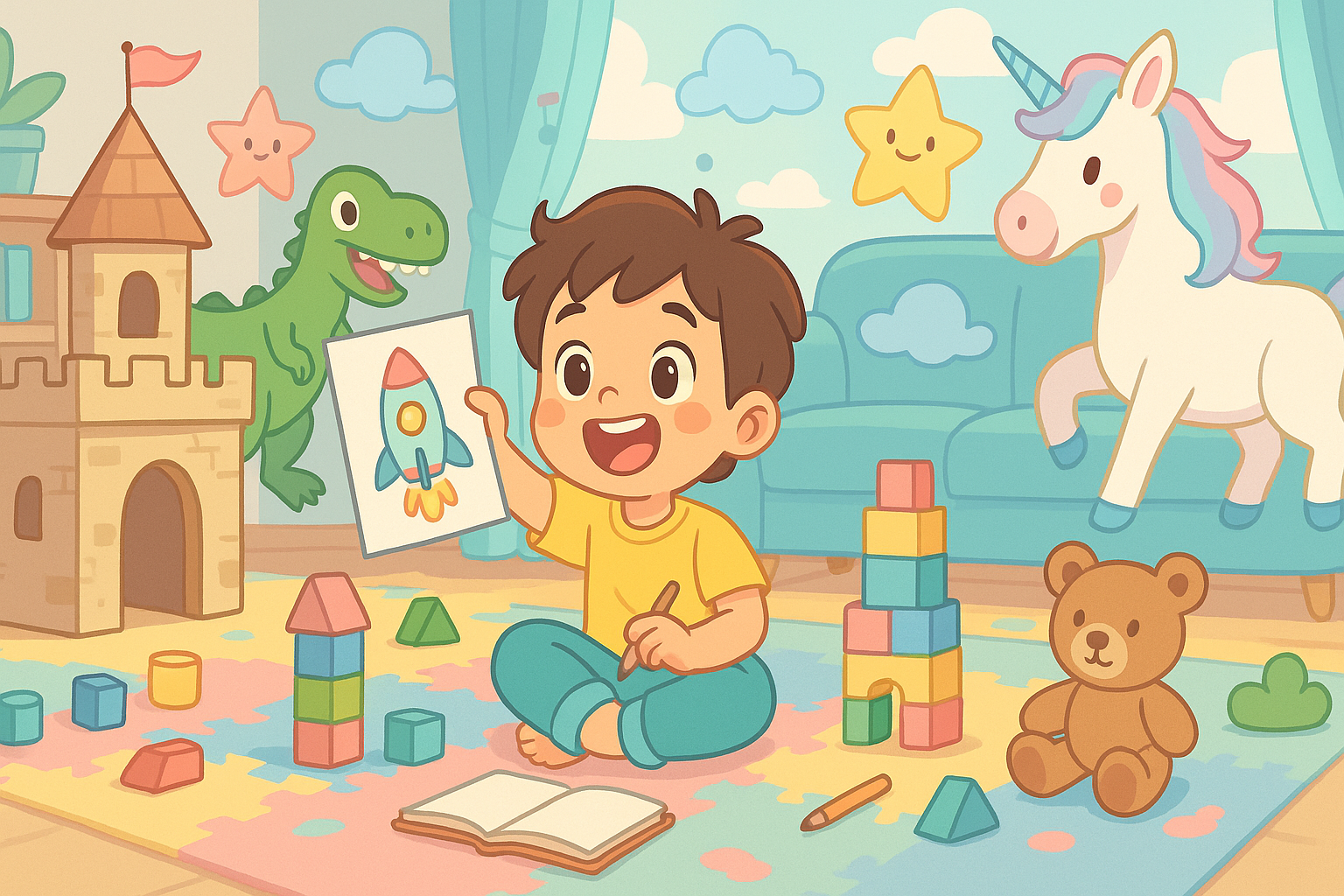 집 안에서 펼쳐지는 무한한 상상력의 세계