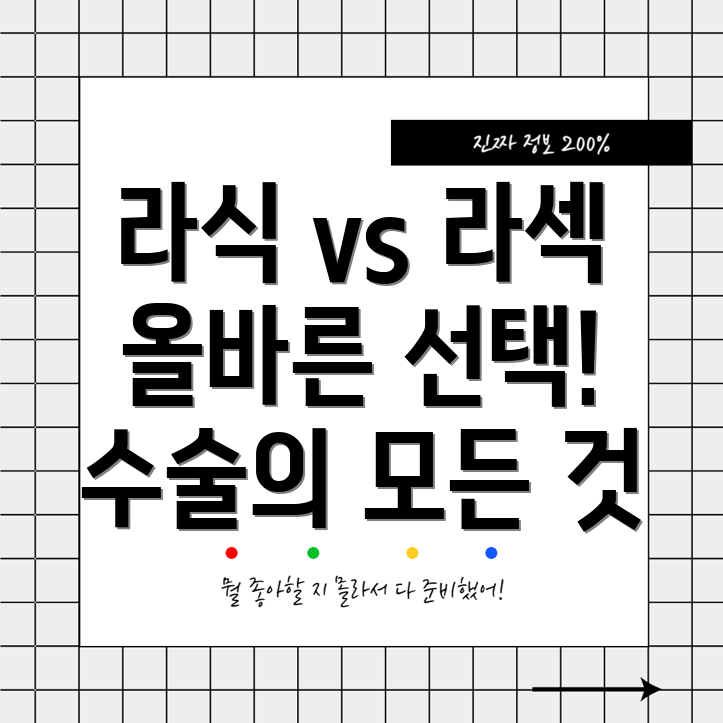 라식과 라섬의 차이점