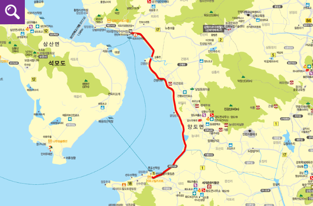 자전거코스(내리 ~ 외포)