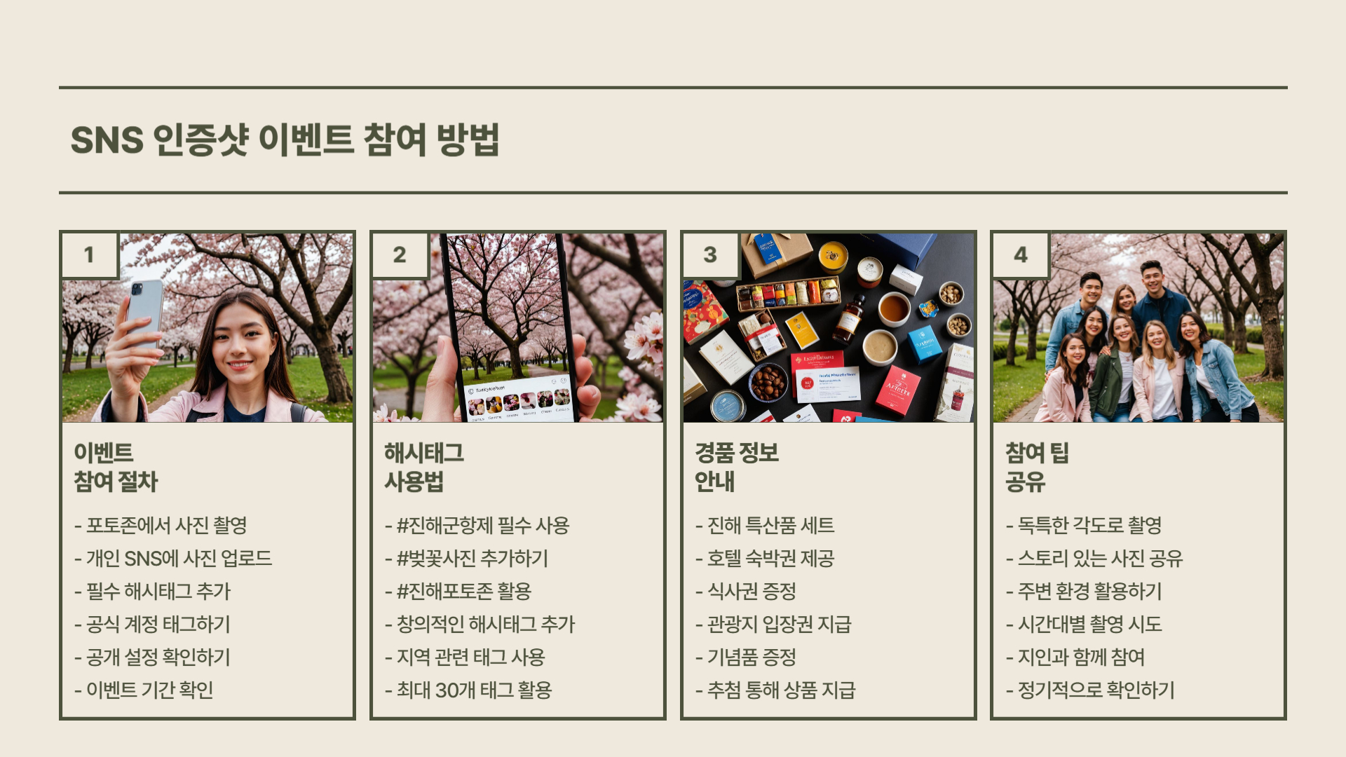 진해 군항제 명소 및 포토존 완벽 가이드