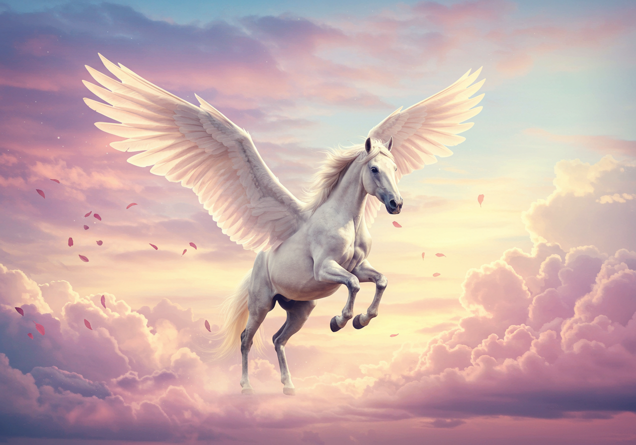 날개 달린 말, 하늘을 나는 꿈 - 창의성과 초월