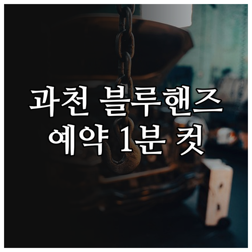과천 현대자동차 블루핸즈 위치 및 예..