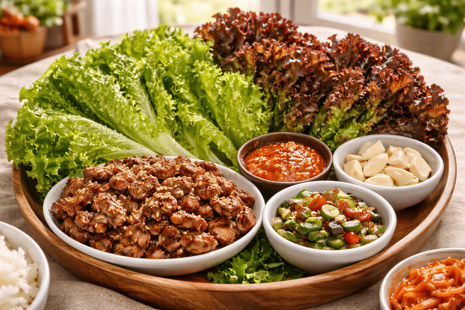 한국 상추 종류와 영양 특징