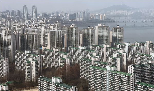 서울 잠실 일대 아파트 단지 전경