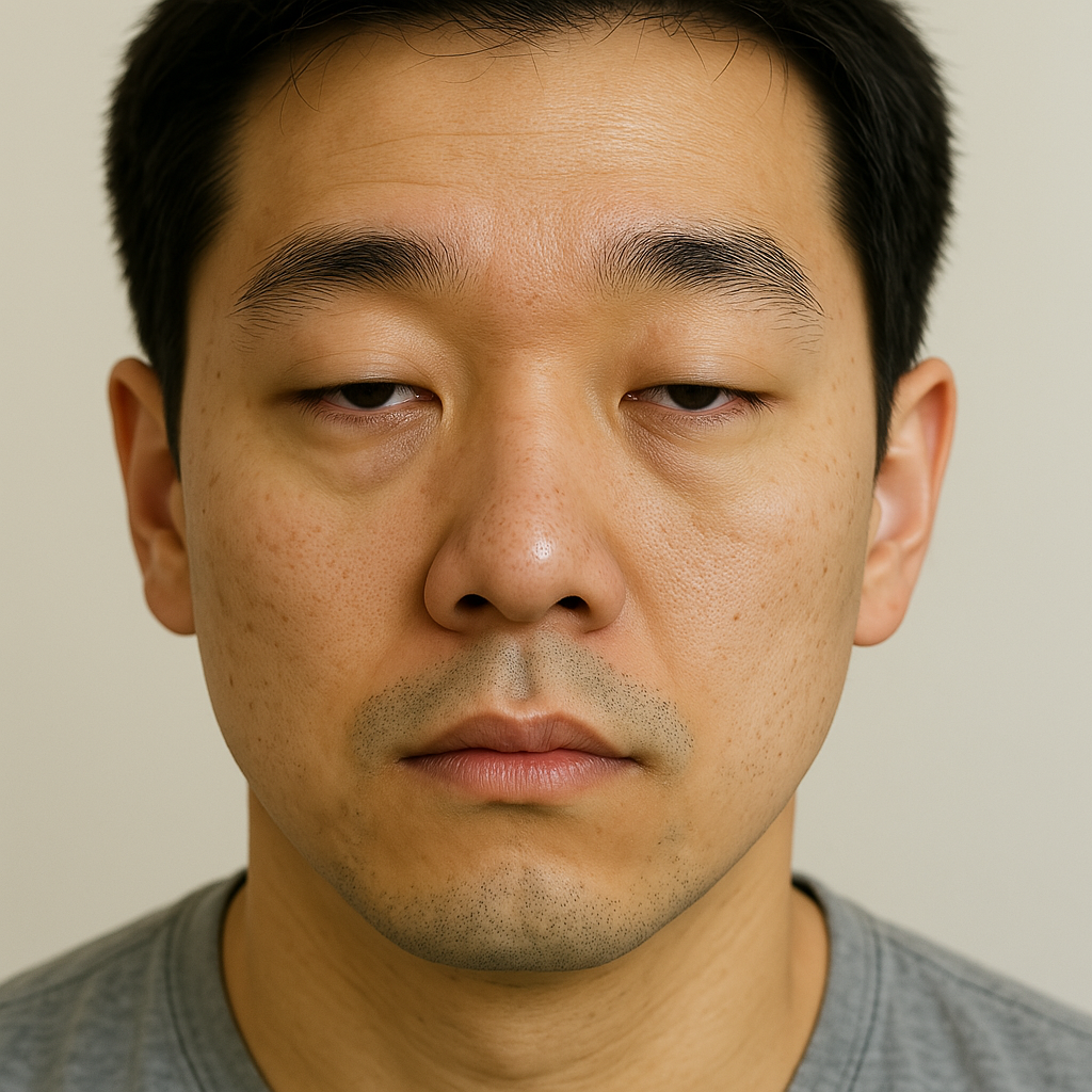 안광없는 눈